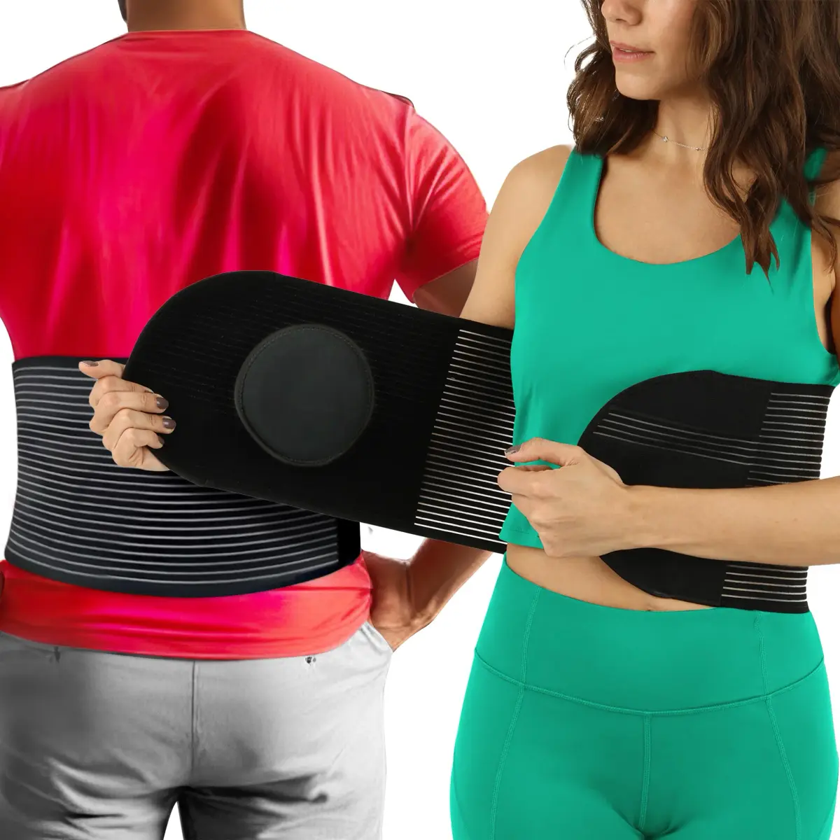 Armstrong America Hernia Belt for Men & Women - S/M (23"-29") | Post Surgery Abdominal Binder with Pressure Pad - main product image