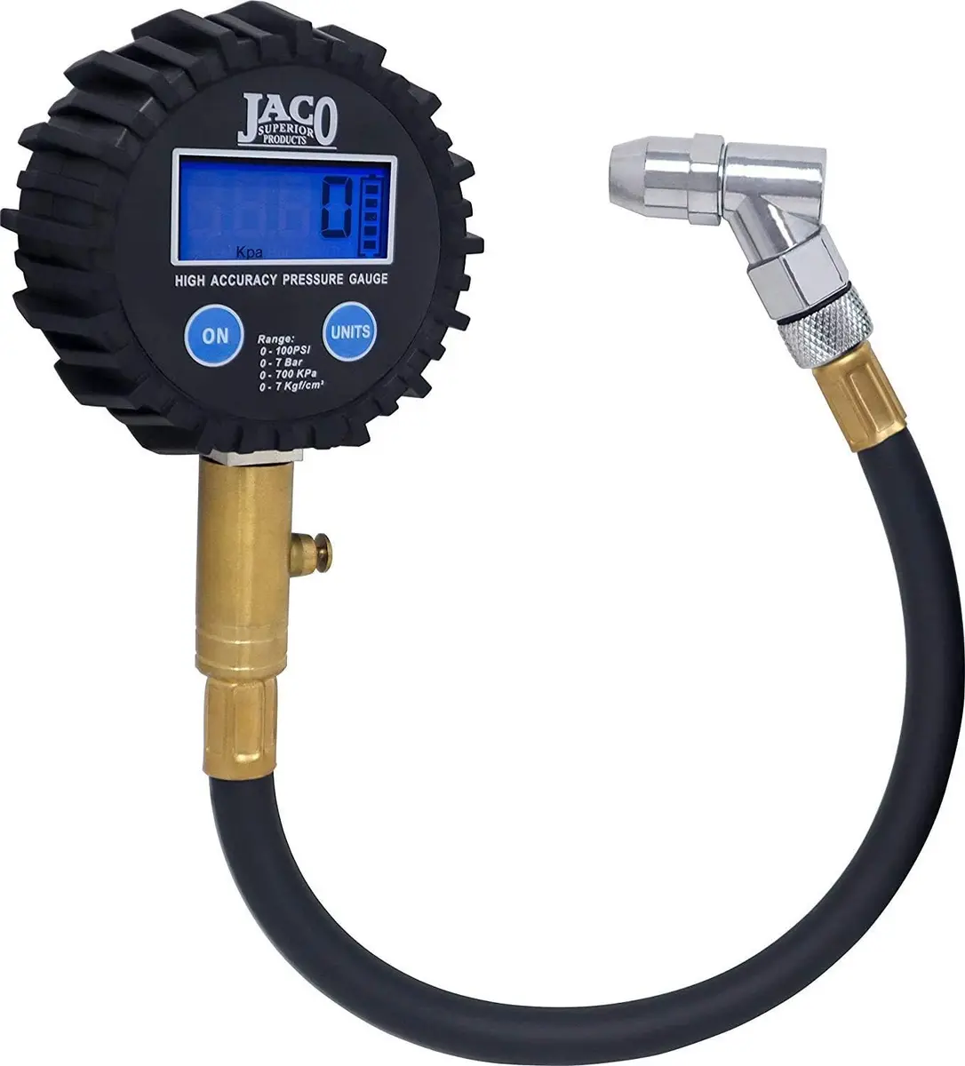JACO ElitePro Digital Tire Pressure Gauge - 100 PSI | Professional Accuracy & Durable Build - main product image