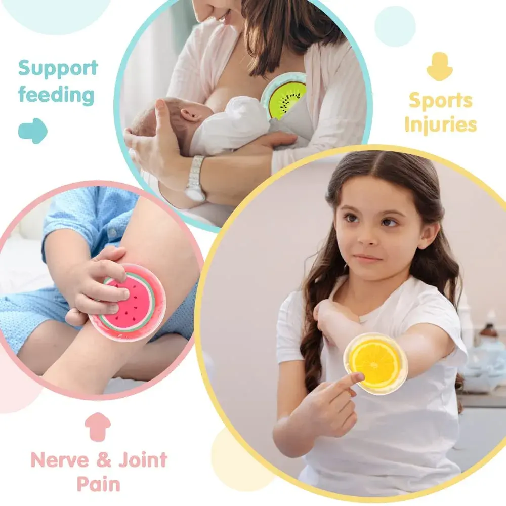 Hilph Reusable Gel Ice Packs for Kids, 4.5 Inch (11.4 cm) Pack of 3 | Soothes Pain & Reduces Swelling - view 5
