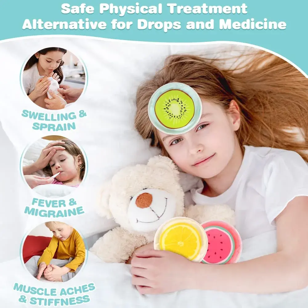 Hilph Reusable Gel Ice Packs for Kids, 4.5 Inch (11.4 cm) Pack of 3 | Soothes Pain & Reduces Swelling - view 2