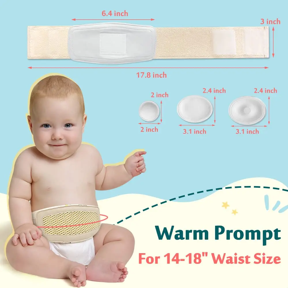 Mybow Umbilical Hernia Belt Baby | Gentle Support for Newborns (70-120 chars) - view 6