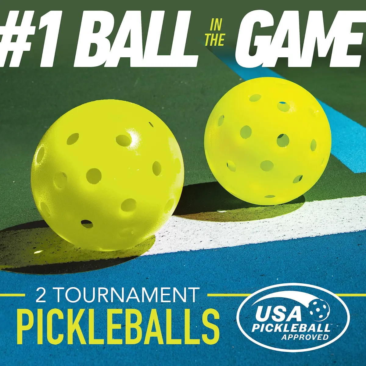 Franklin Sports Jet Pickleball Paddle and Ball Set - Aluminum - 2 Player - USAPA Approved - view 3