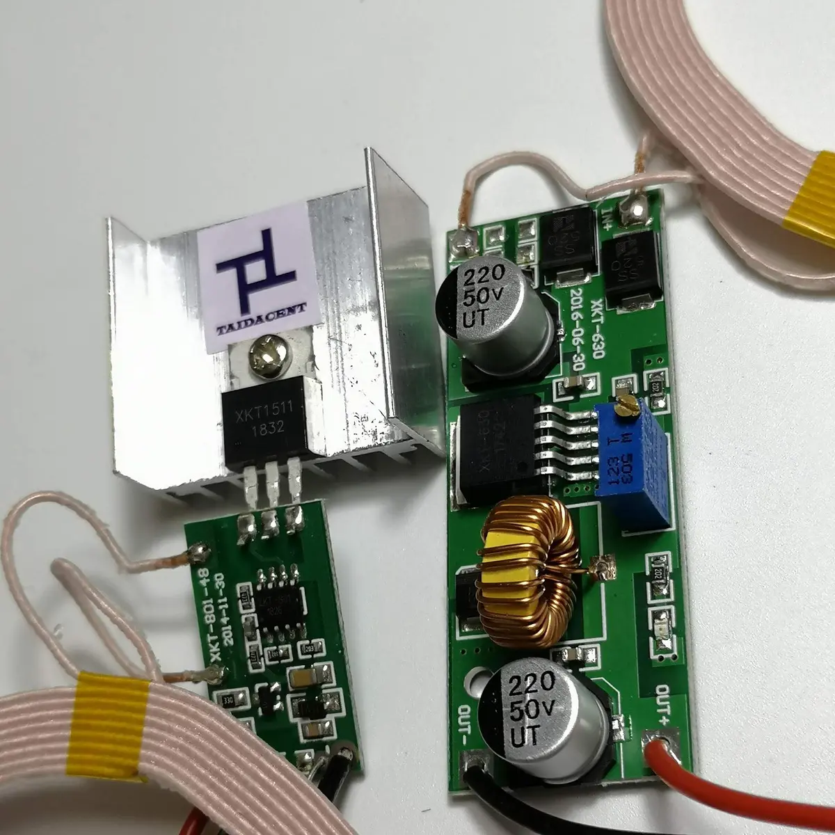 Taidacent 12V Input 12V 1A Output Wireless Charging Module | Wireless Power Supply Module (12V1A) - view 5