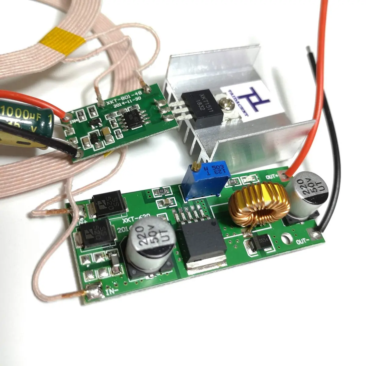 Taidacent 12V Input 12V 1A Output Wireless Charging Module | Wireless Power Supply Module (12V1A) - view 9