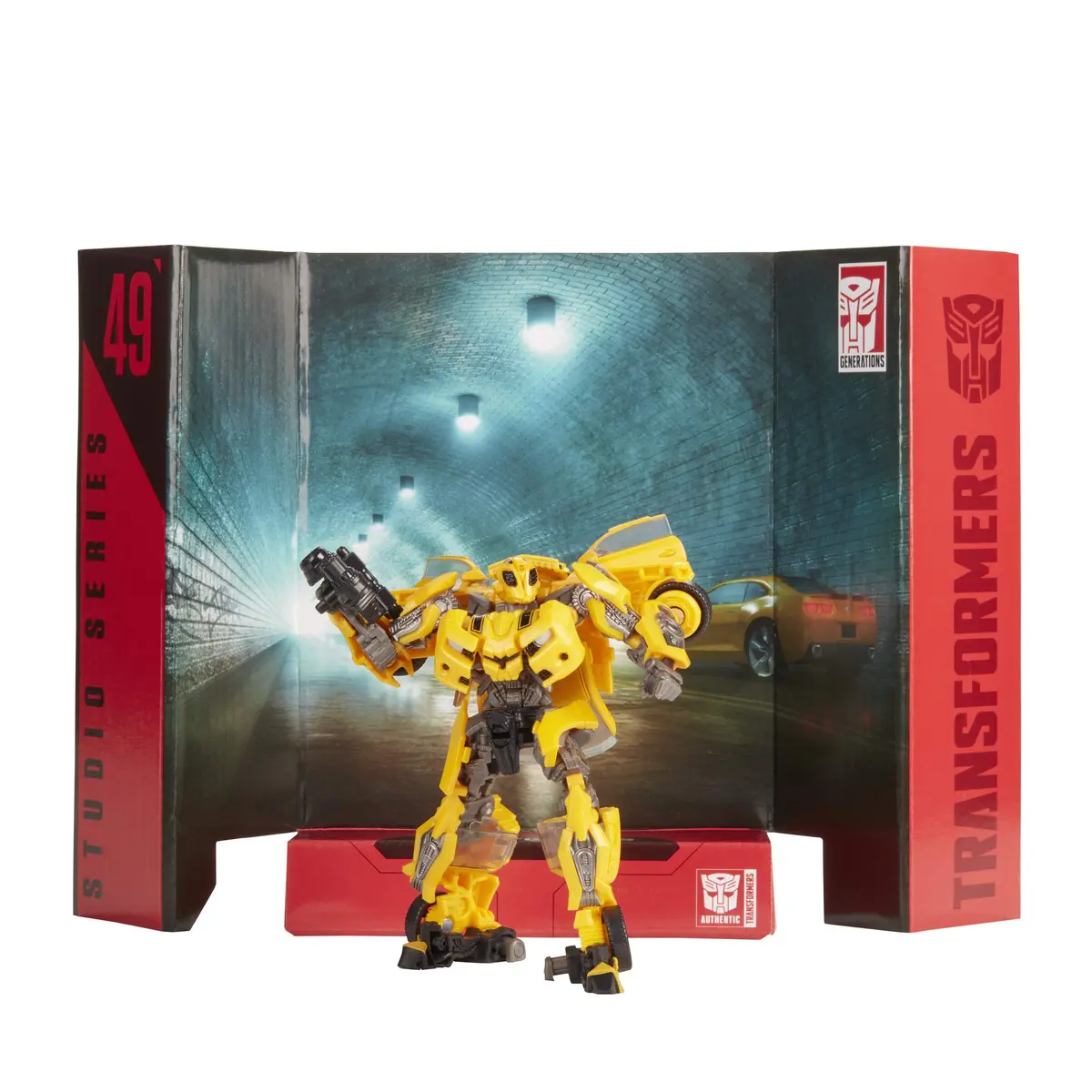 Transformers Studio Series 49 Deluxe Class Bumblebee Action Figure 4.5-Inch (11.4 cm) | Movie 1 Autobot - view 9