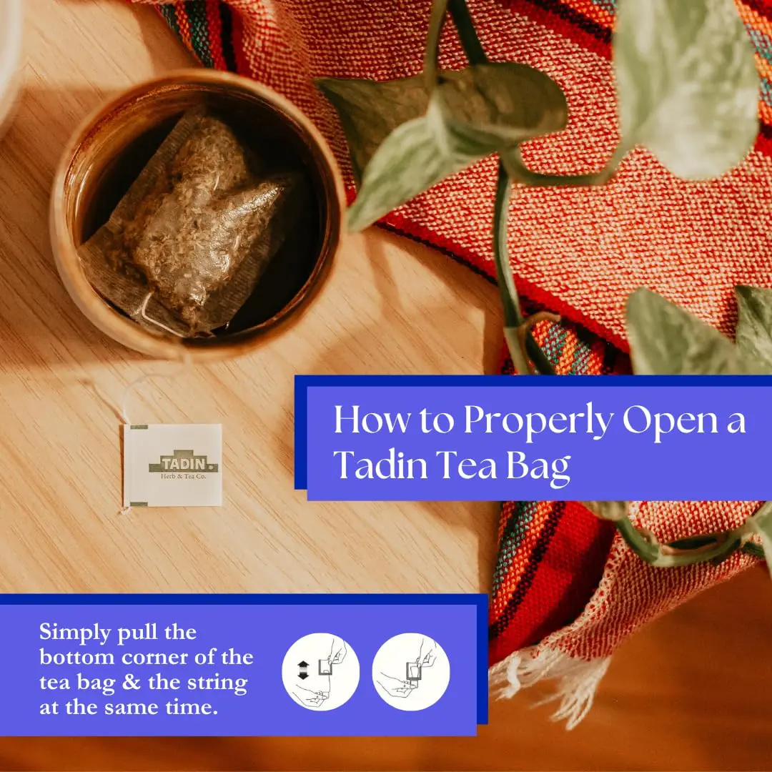 Tadin Hibiscus Tea, Herbal Tea, Caffeine Free, 24 Tea Bags | Floral & Fruity, Supports Wellness - view 4