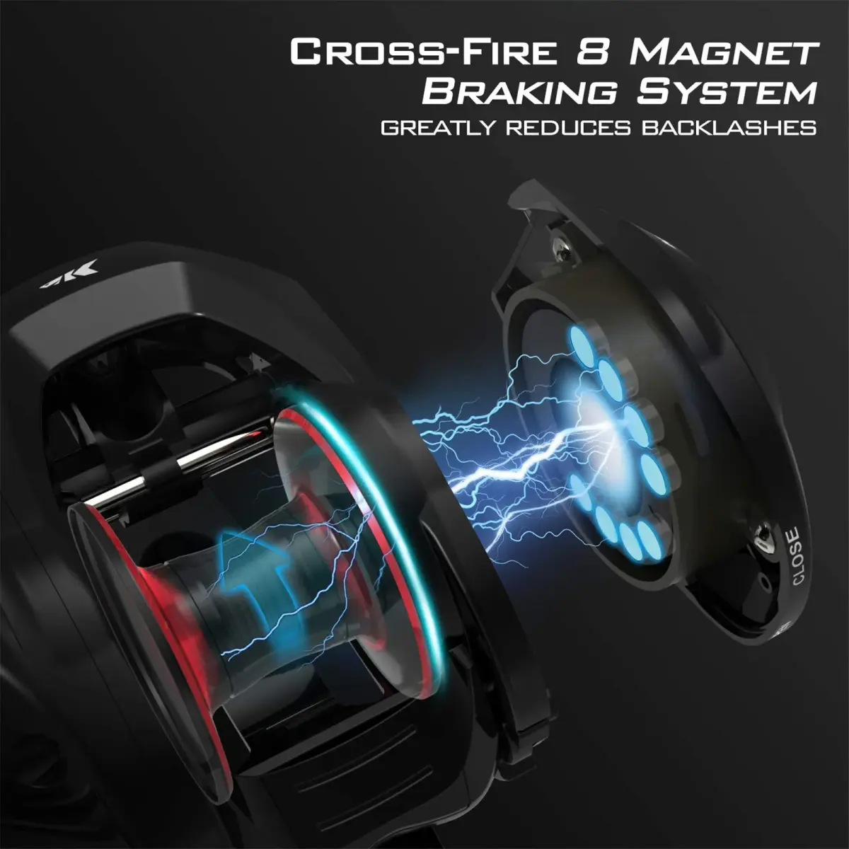 KastKing Royale Legend II Baitcasting Reel 7.2:1 Left Hand 200m (16/140) | Smooth Performance for Indian Anglers - view 6