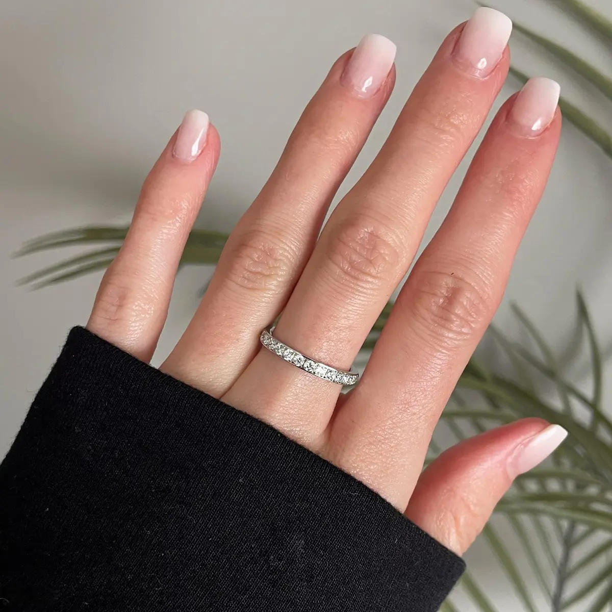 JINEAR 3mm Wedding Bands for Women Eternity Ring 18K Gold Plated Cubic Zirconia Size 5-10 | Elegant Gift for Her - view 2