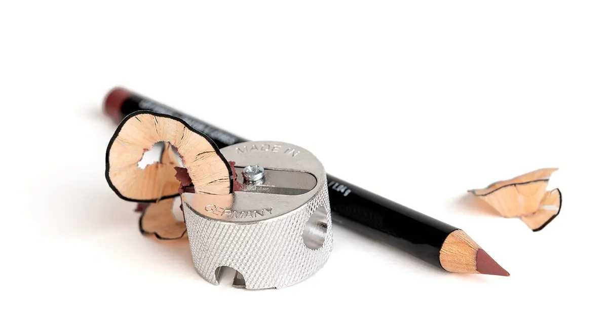 Sun's Out Beauty Precision 2-in-1 Cosmetic Pencil Sharpener | German Steel, Dual Size, Long-Lasting - view 6