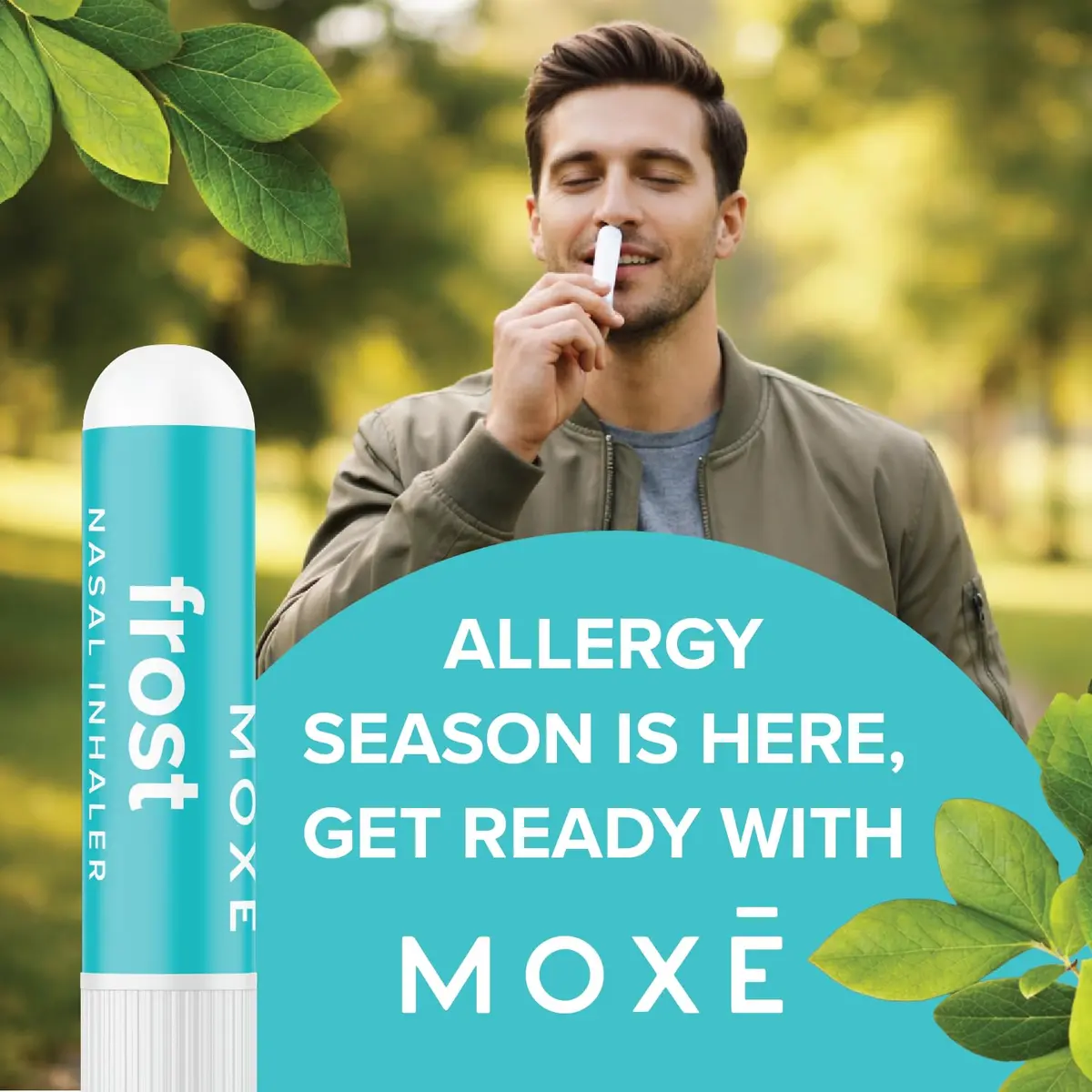 MOXE Frost Refreshing Scent Nasal Inhaler Stick for Breathing Support 3PK | Energizing Aromatherapy with Peppermint, Eucalyptus & Wintergreen - view 6