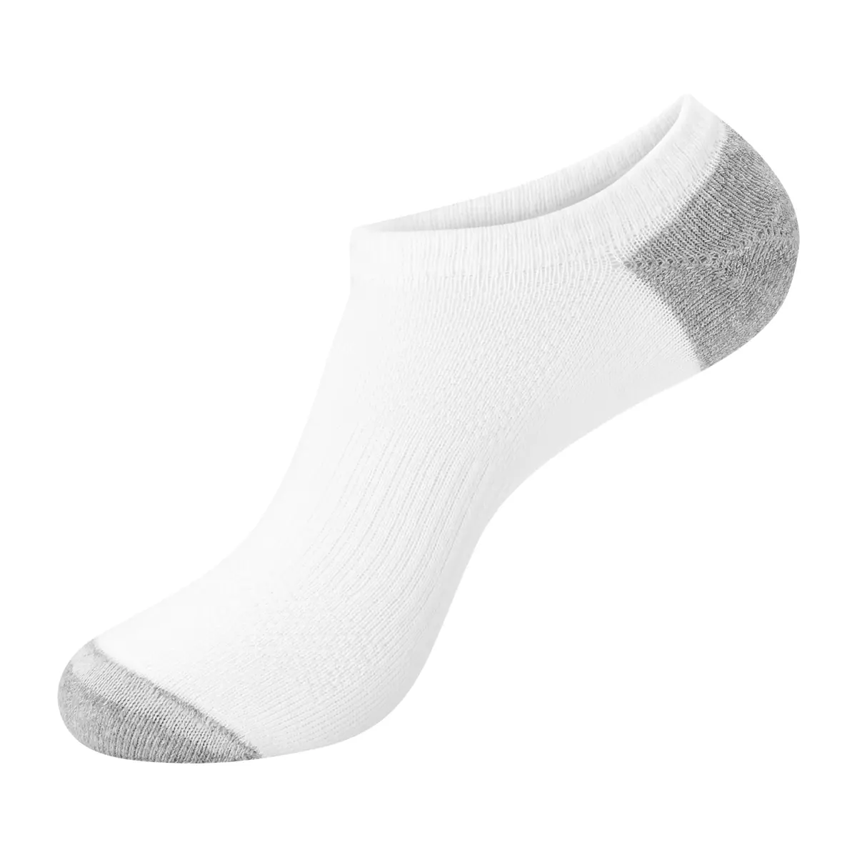 Hanes Men's X-Temp Lightweight No Show Socks 12-Pair Pack White | Breathable, Cool & Dry Fit - view 6