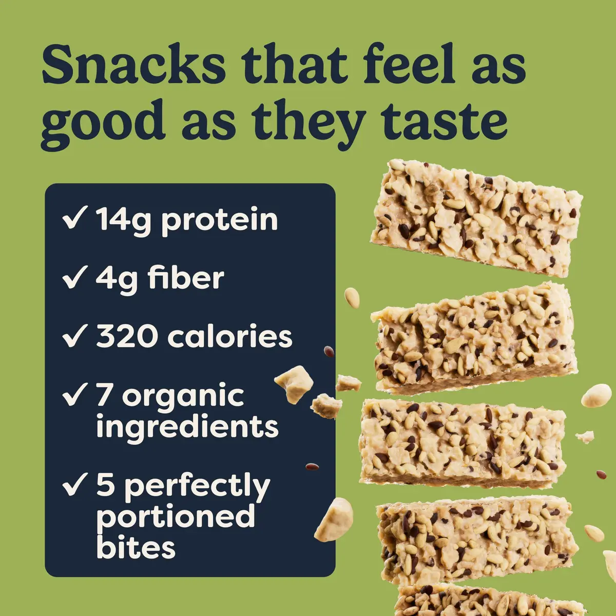 Tosi Plant Based Nut Bars Cashew 12 Pack | Gluten-Free Vegan Snack with Omega 3 (2.4oz each) - view 4
