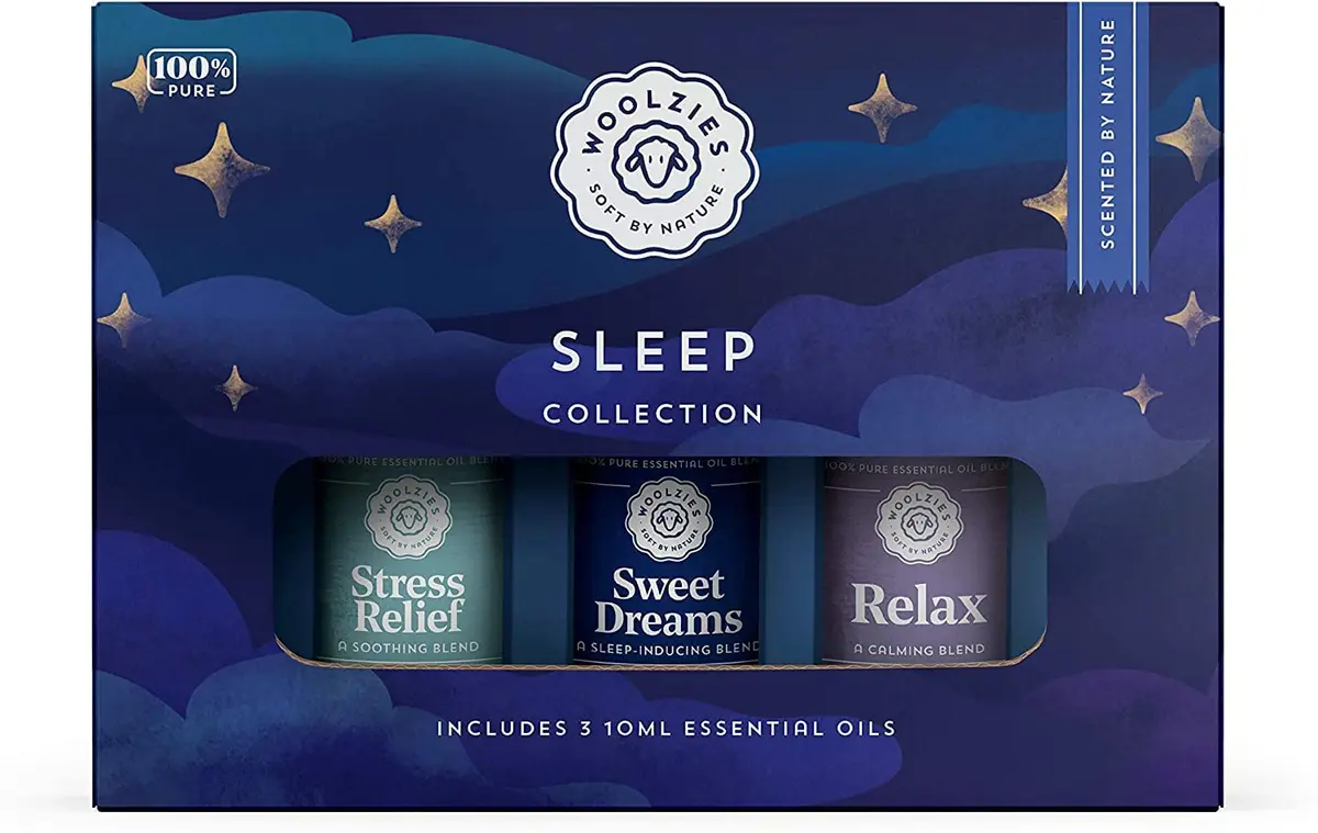 Woolzies Sleep Collection Essential Oil Blend Set | Relax, Stress Free & Sweet Dreams - main product image