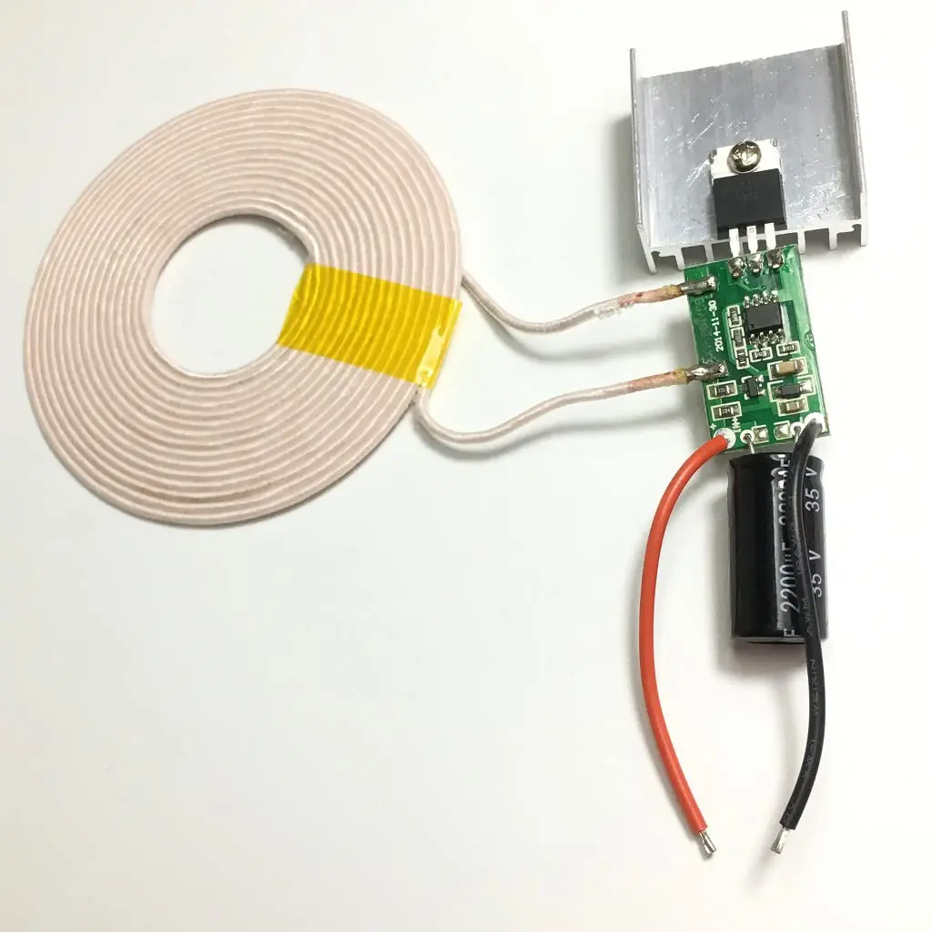 Taidacent 12V 3A Wireless Inductive Coil Module | Long Distance Power Supply (120-150 chars) - view 4
