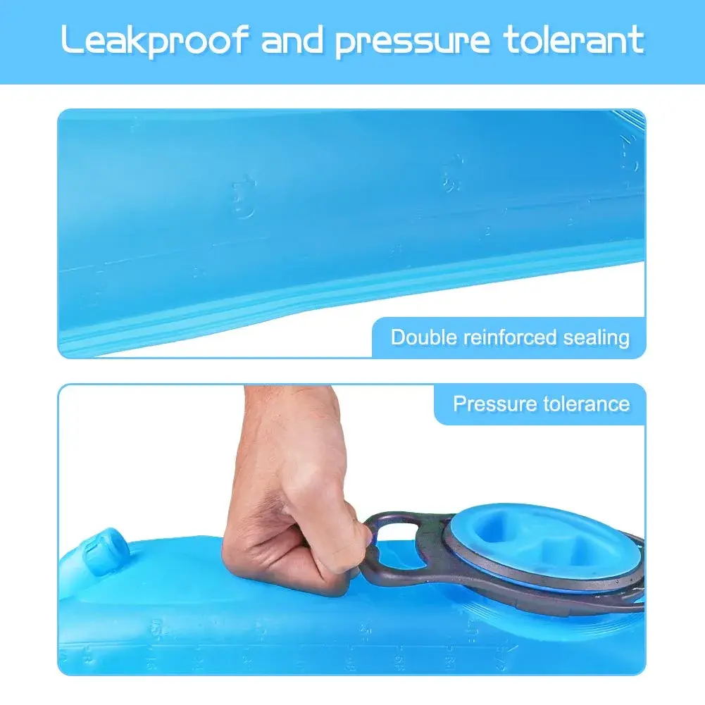 LANNEY 2L Hydration Bladder with Insulated Tube | Leak-Proof Water Storage Bag for Hiking Backpacks - view 4