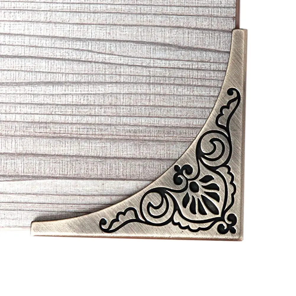 RFORPLY Metal Corner Protector 65.5mm (2.58") Antique Bronze | Protects Furniture Edges & Covers Damage - view 2
