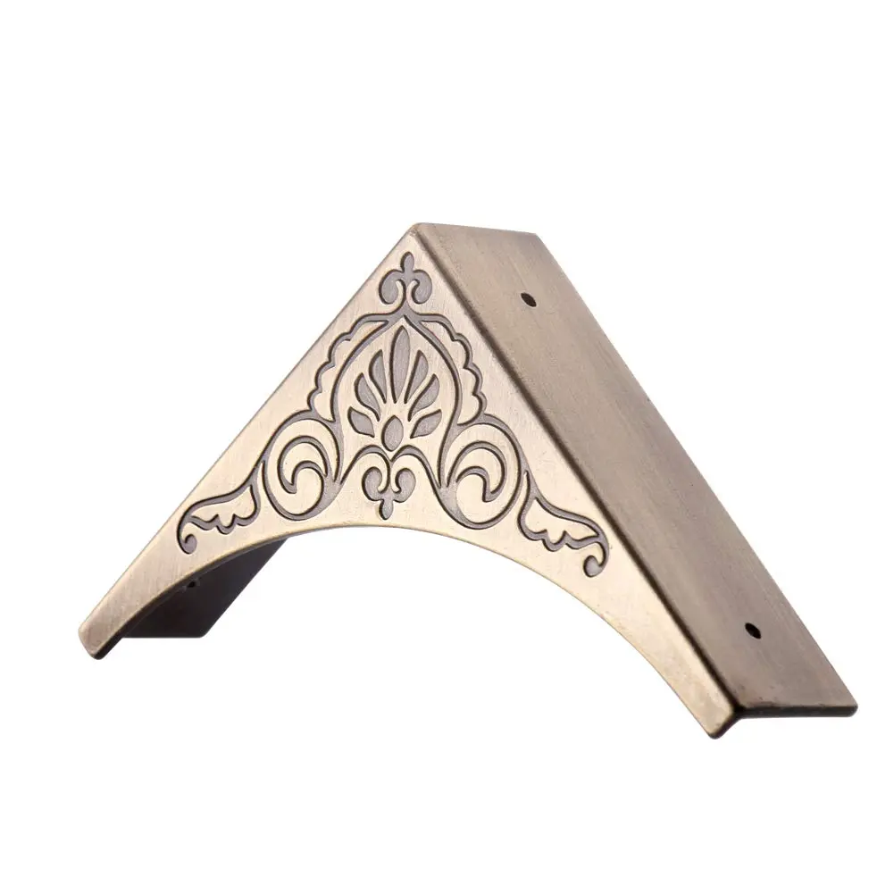 RFORPLY Metal Corner Protector 65.5mm (2.58") Antique Bronze | Protects Furniture Edges & Covers Damage - view 3