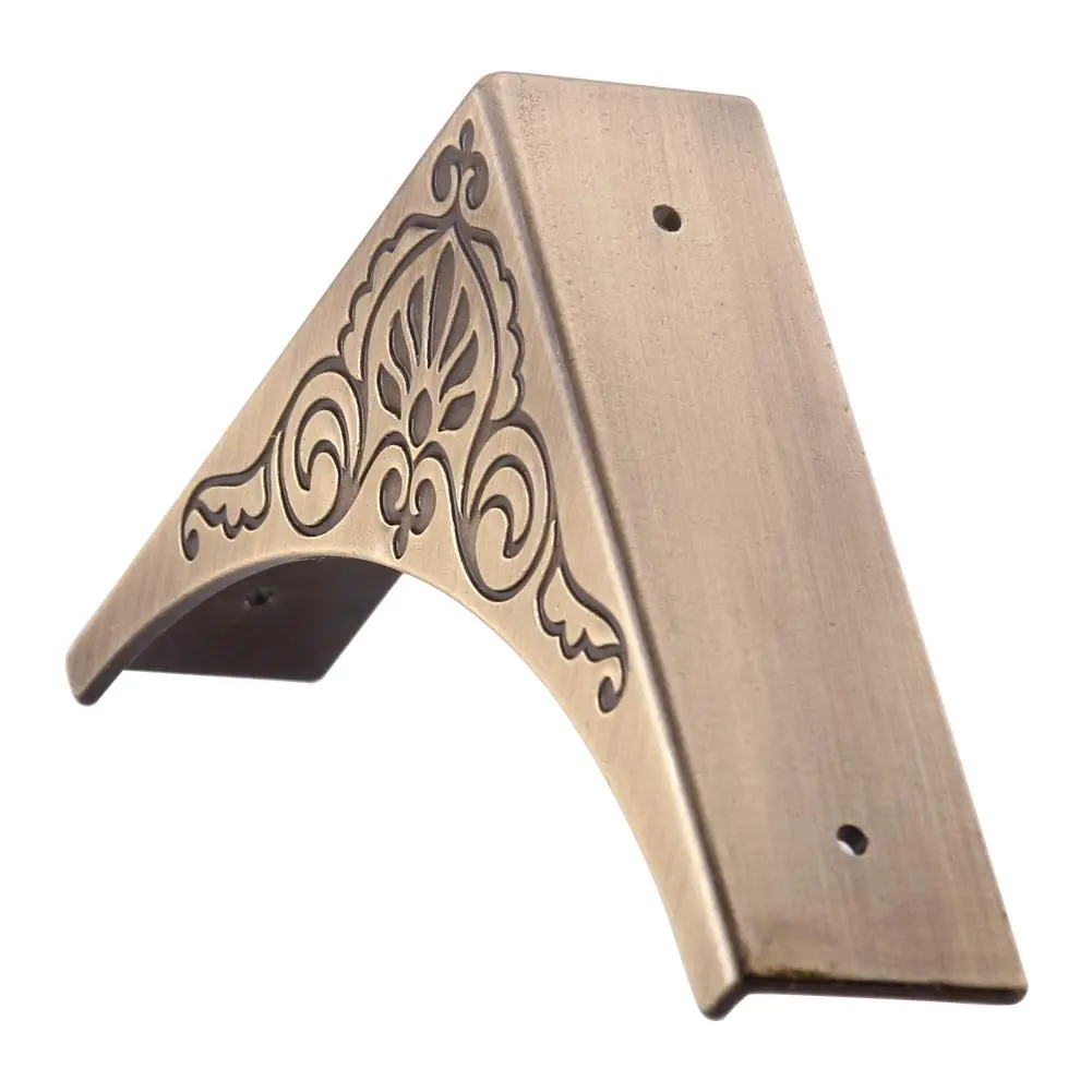 RFORPLY Metal Corner Protector 65.5mm (2.58") Antique Bronze | Protects Furniture Edges & Covers Damage - view 4