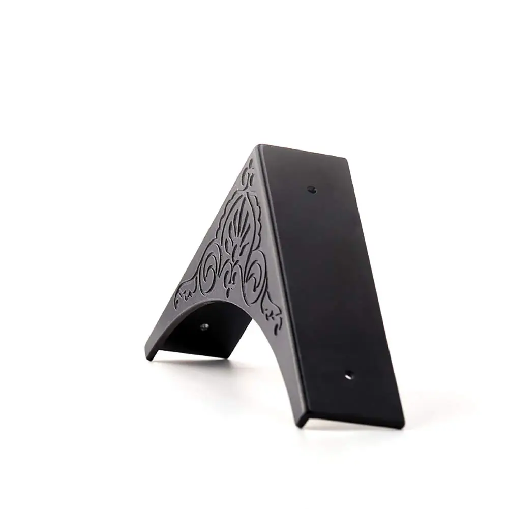 RFORPLY Black Metal Corner Protector 4 Pcs Antique Edge Safety Guard | Covers Damaged Corners - view 3