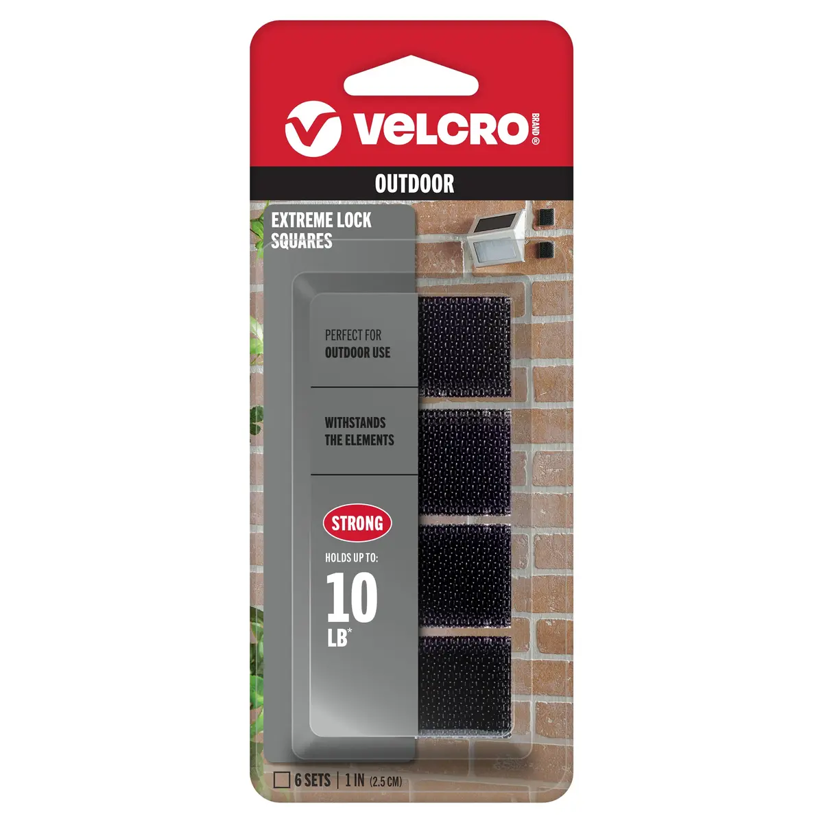 Velcro VEL-30177-USA ALFA-LOK Heavy Duty Fasteners 1 in Squares | Strong Vinyl Hook & Loop for Industrial Use - main product image