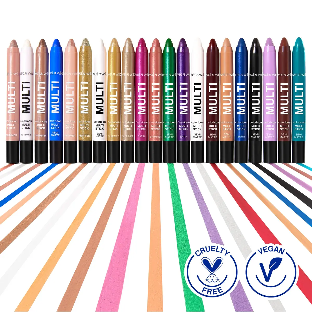 wet n wild Color Icon Cream Eyeliner Eyeshadow Multi-Stick Blue Lah Lah | Blendable & Buildable Matte Finish - view 3