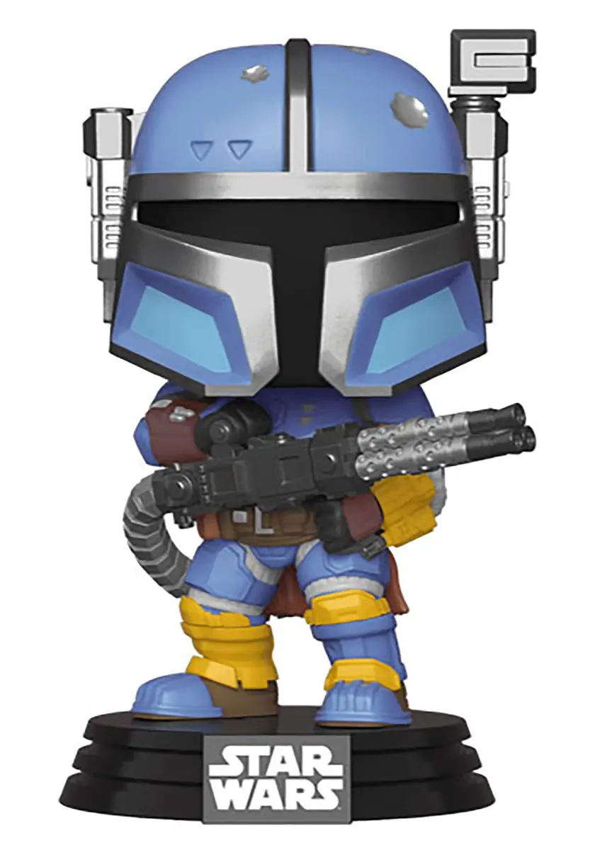 Funko Star Wars: The Mandalorian Action Figure Heavy Infantry Mandalorian | 3.75-inch collectible toy for Star Wars fans - main product image