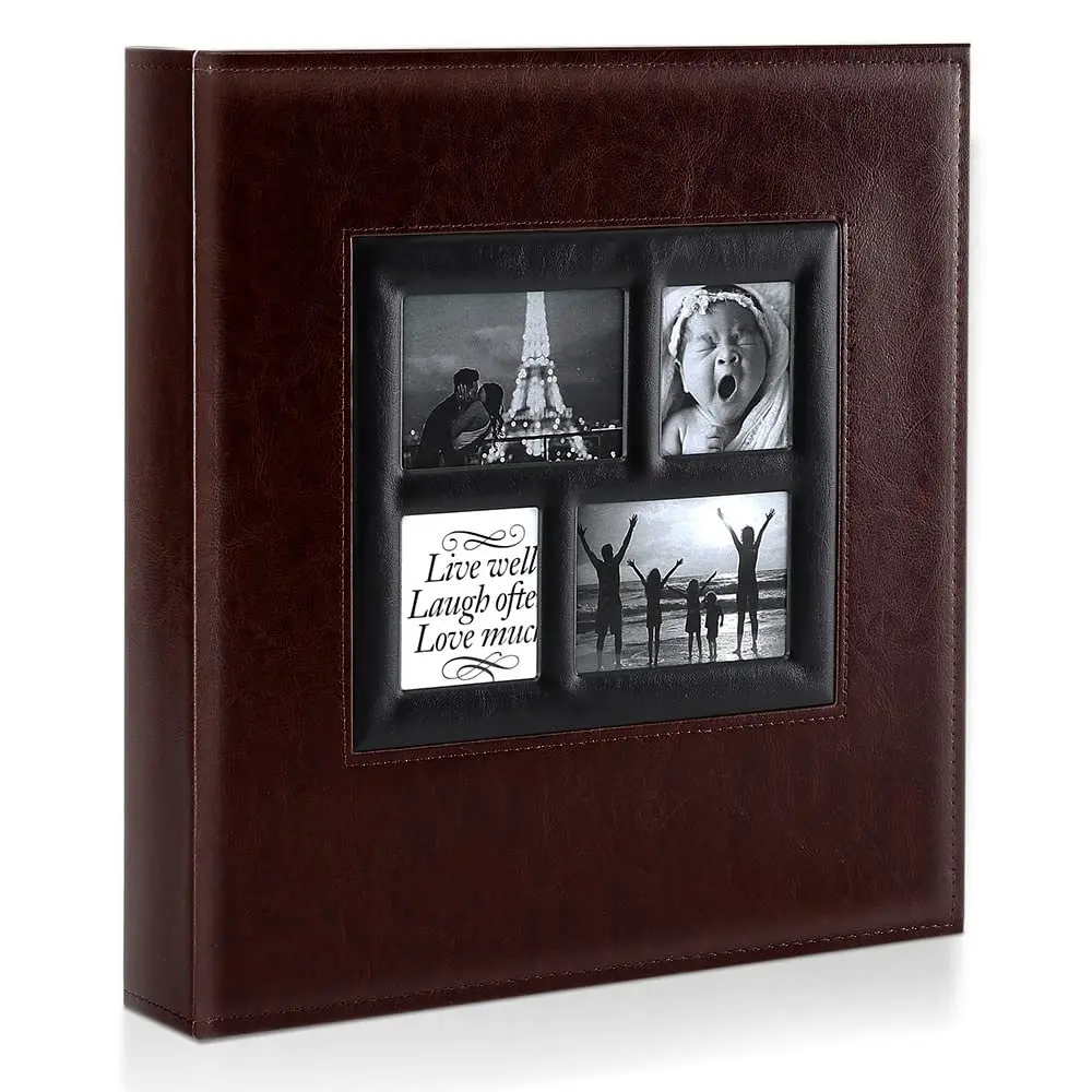 Ywlake Photo Album 4x6 1000 Pockets | Extra Large Capacity Wedding Album with Leather Cover - main product image