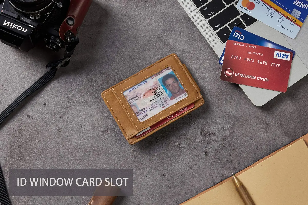 Toughergun Slim Wallet RFID Blocking Money Clip 10.16 cm (4") | Minimalist Front Pocket Card Holder - view 8