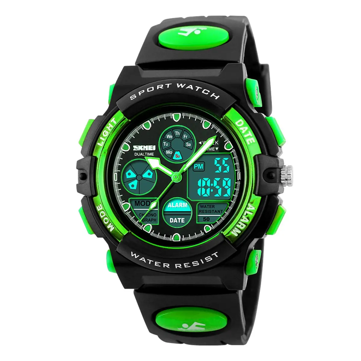Dayllon Boys Watch,Digital Sport Waterproof 44mm | Multi-Function Analog & Digital for Kids 5-15 - main product image