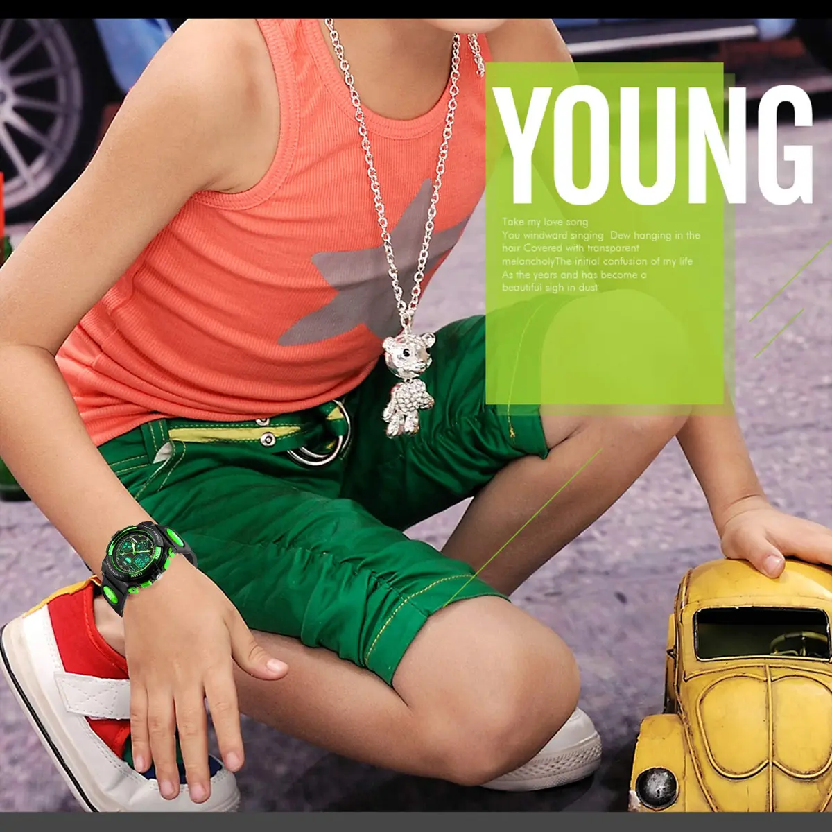 Dayllon Boys Watch,Digital Sport Waterproof 44mm | Multi-Function Analog & Digital for Kids 5-15 - view 7