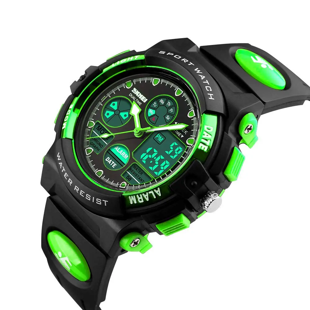 Dayllon Boys Watch,Digital Sport Waterproof 44mm | Multi-Function Analog & Digital for Kids 5-15 - view 2