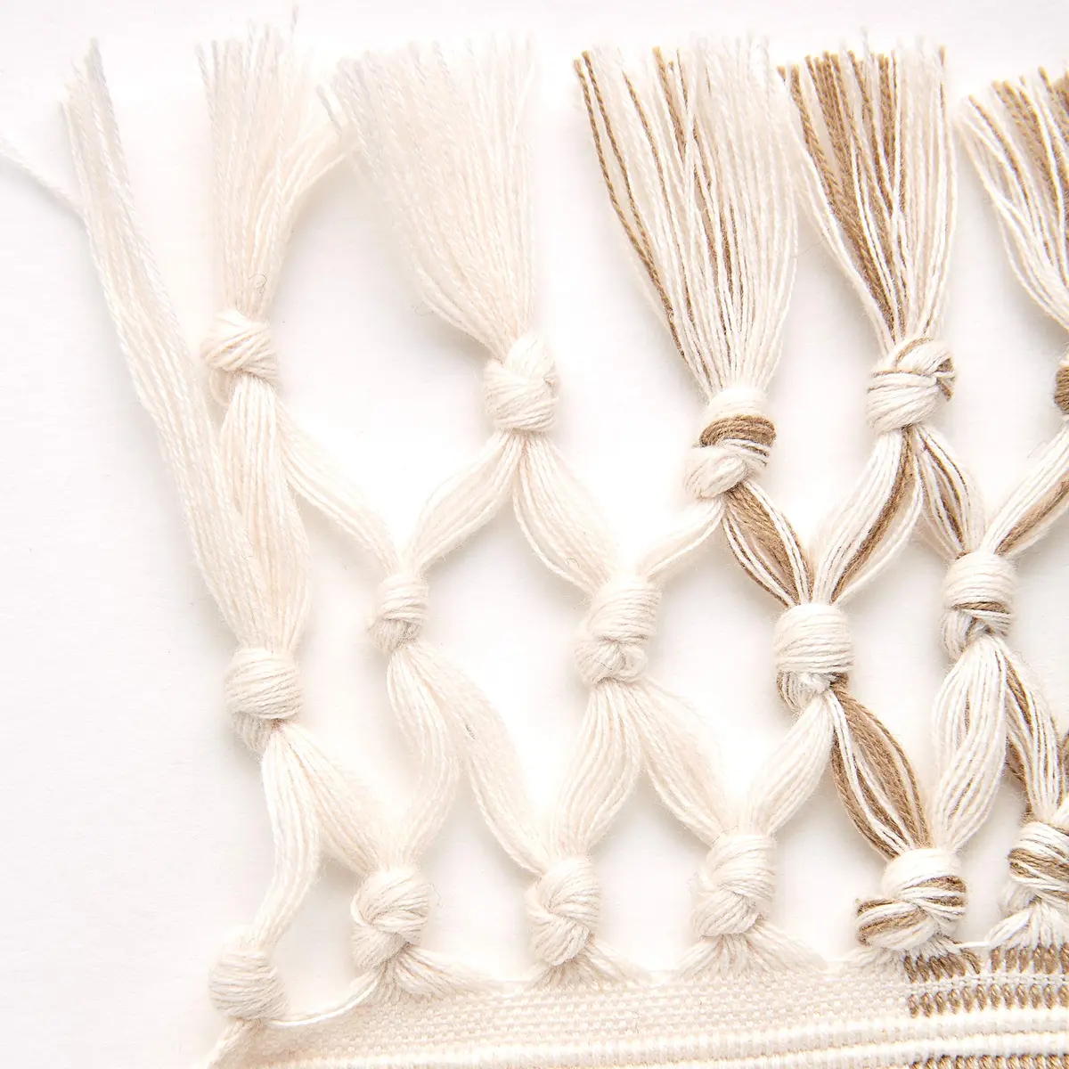 DII Dobby Stripe Table Runner 13x108 Artichoke & Cream | Elegant Cotton Design for Large Tables - view 3