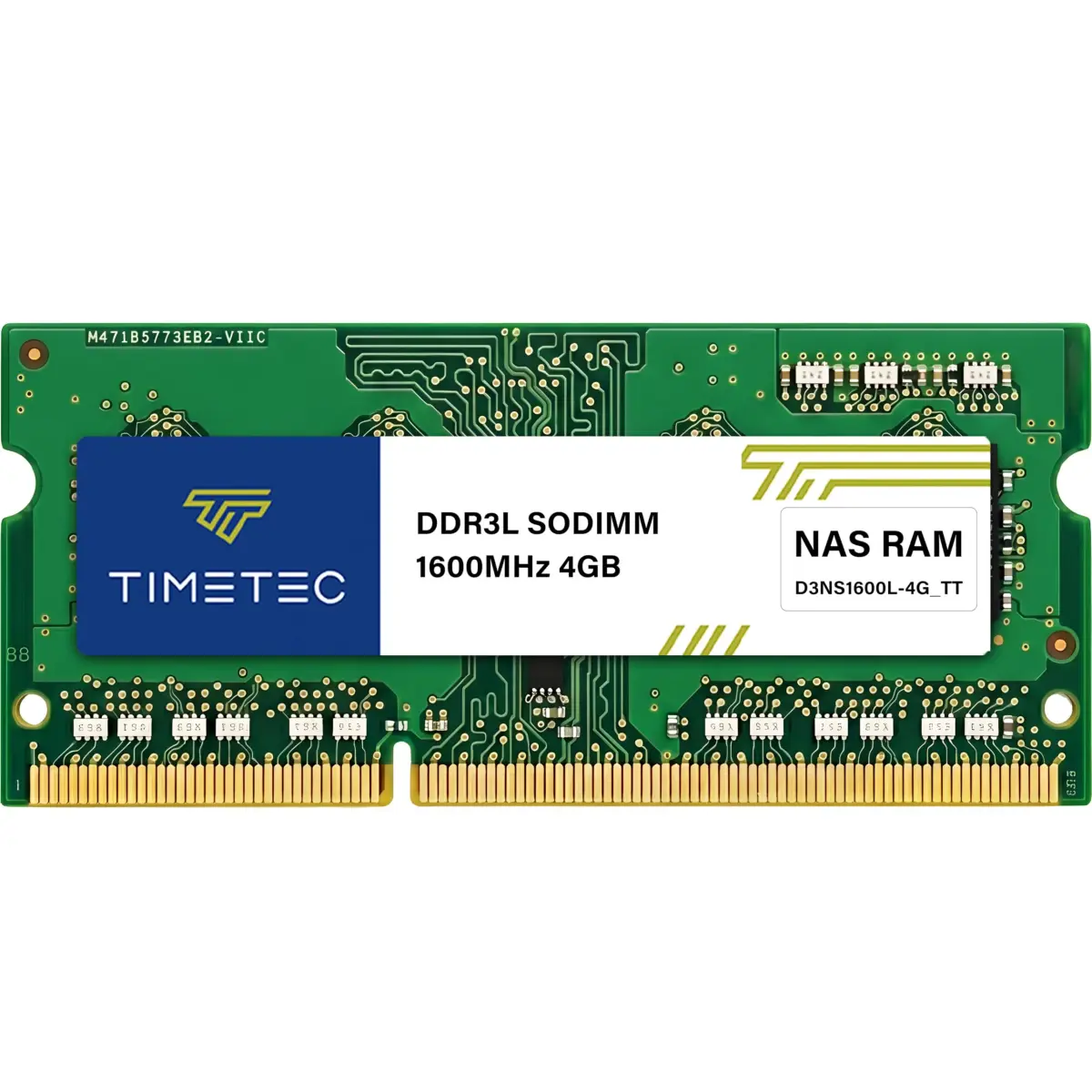 Timetec 4GB DDR3L 1600MHz (PC3L-12800) SO-DIMM RAM Upgrade | Compatible with Synology NAS Servers - main product image