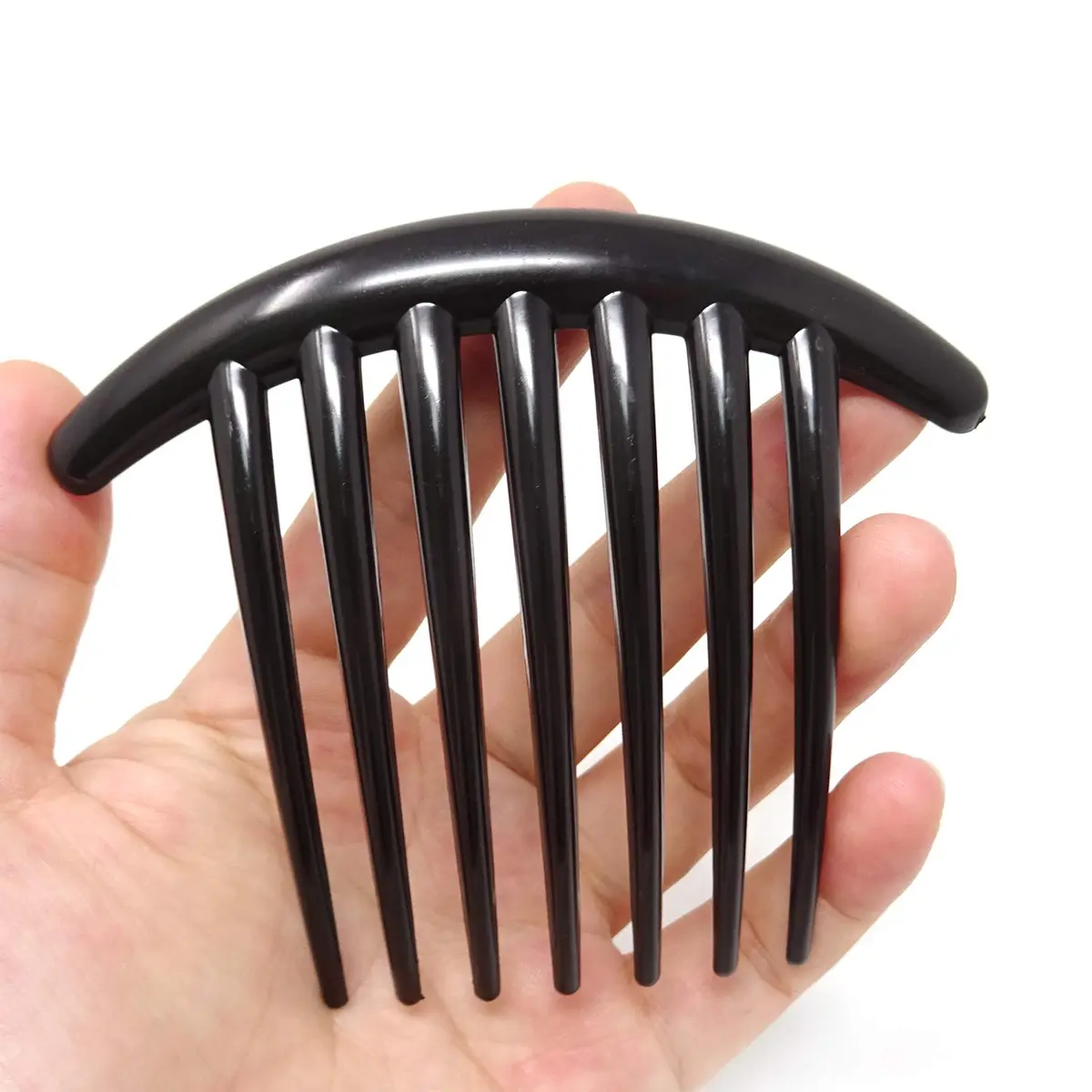 Honbay 6PCS Plastic 7 Tooth French Twist Combs Hair Side Combs Clips Accessory for Women and Girls (4Inch) | Durable, lightweight, fashionable - view 3