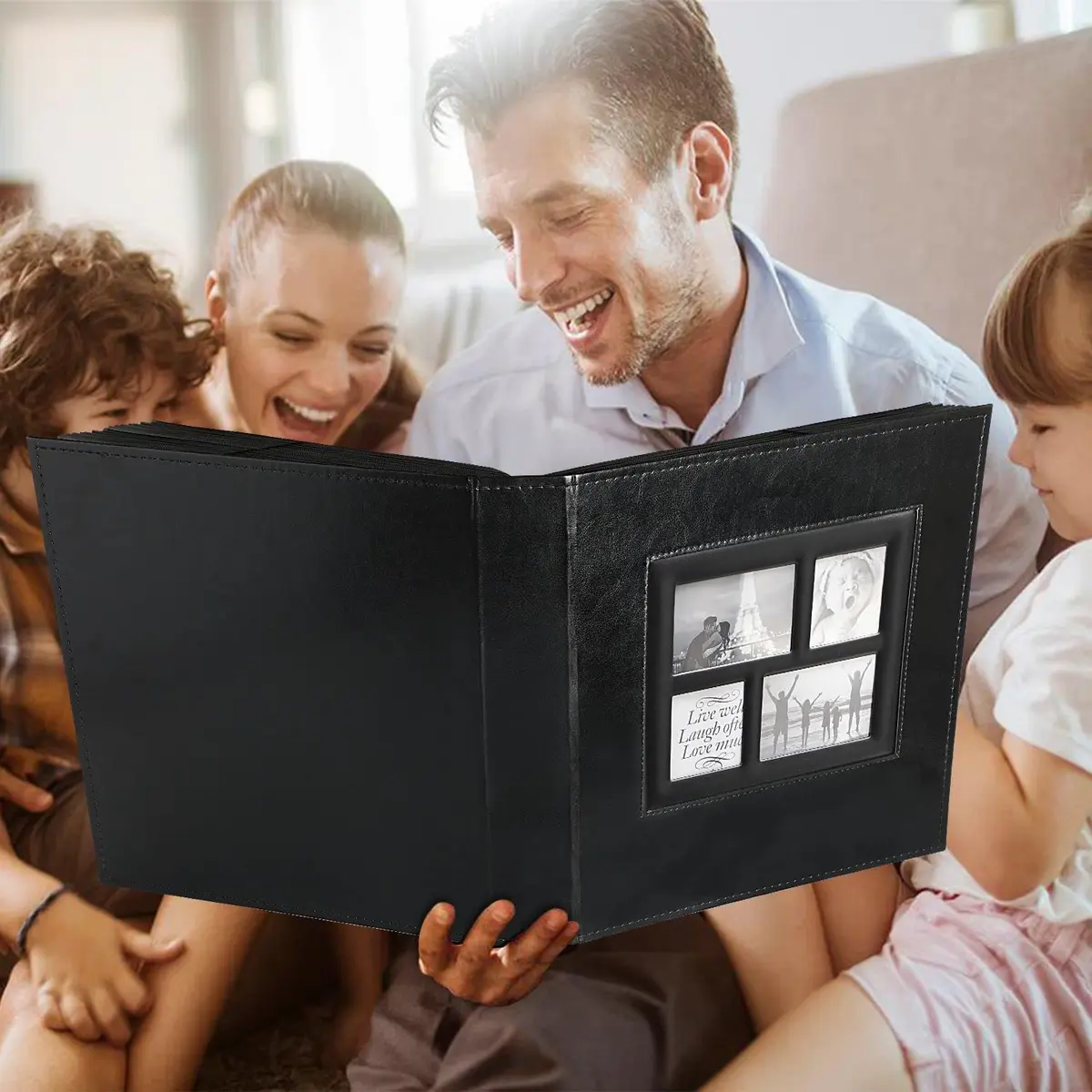 Ywlake Photo Album 4x6 500 Pockets | Extra Large Capacity Wedding Album with Leather Cover - view 7