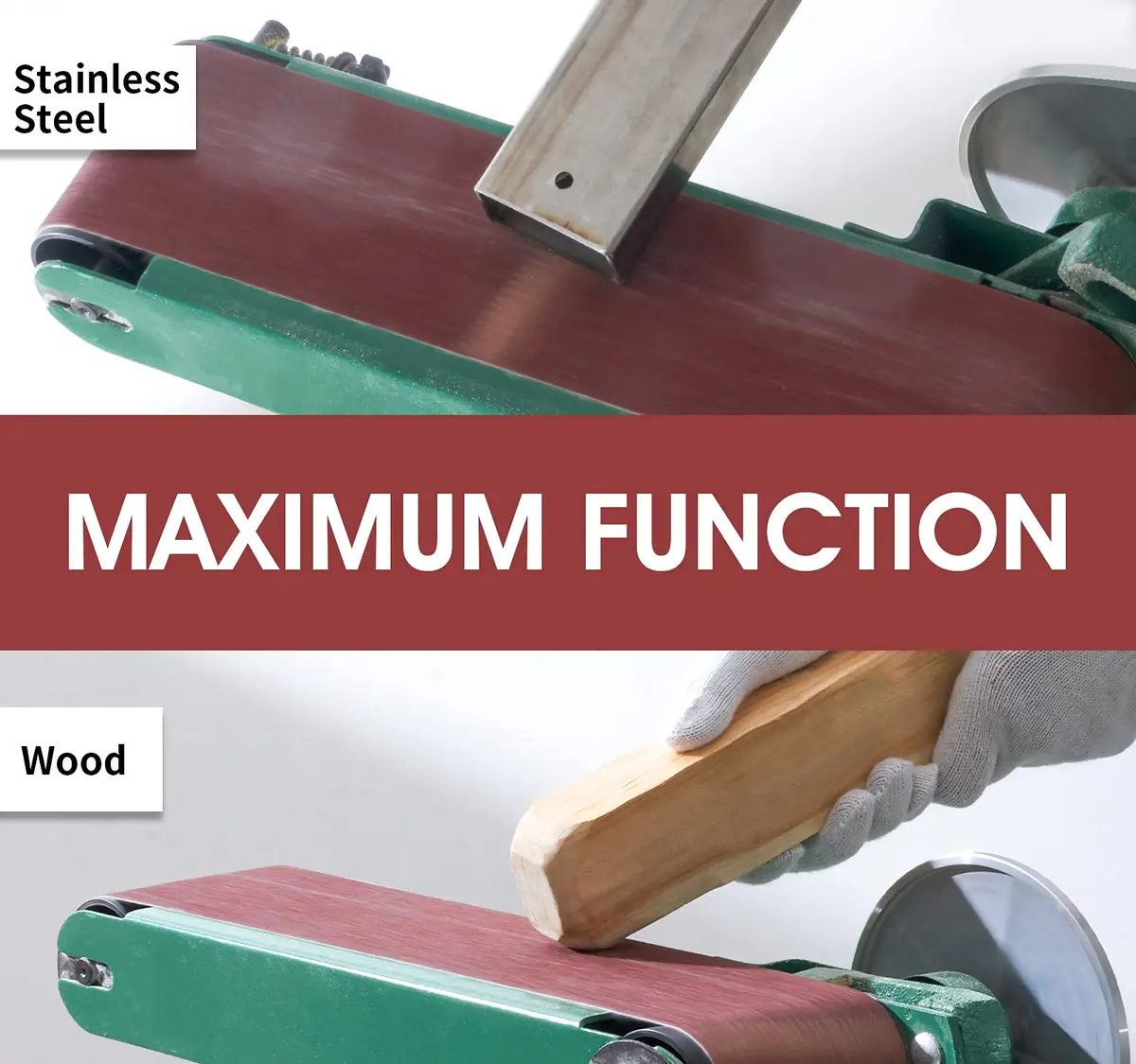 S SATC Sanding Belts 3x21 Inch Aluminum Oxide 20 PCS Assorted Grits | For Belt Sanders - view 3