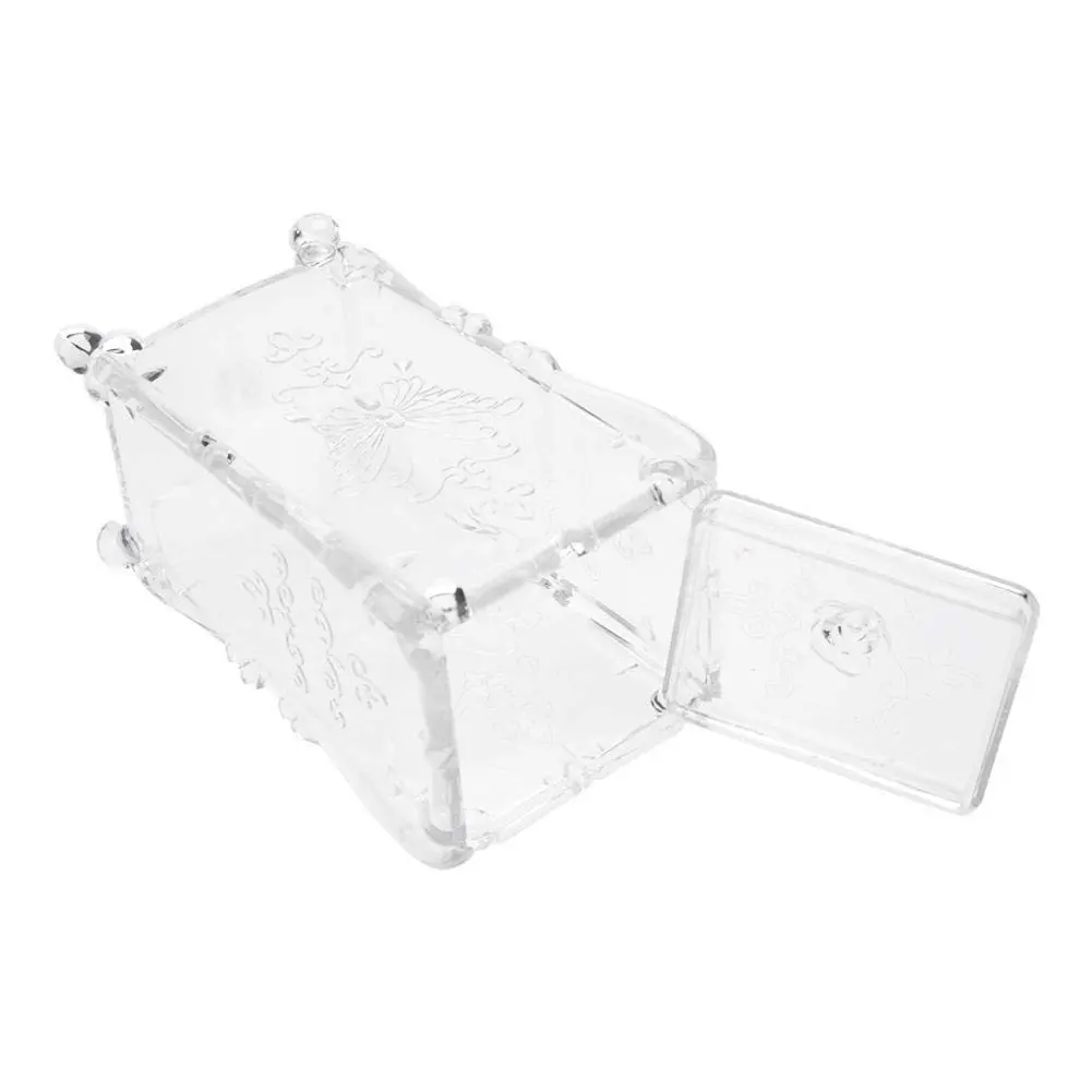 FILFEEL Acrylic Cosmetic Storage Box with Lid | 8cm x 7cm x 14cm (3.1in x 2.8in x 5.6in) - view 8