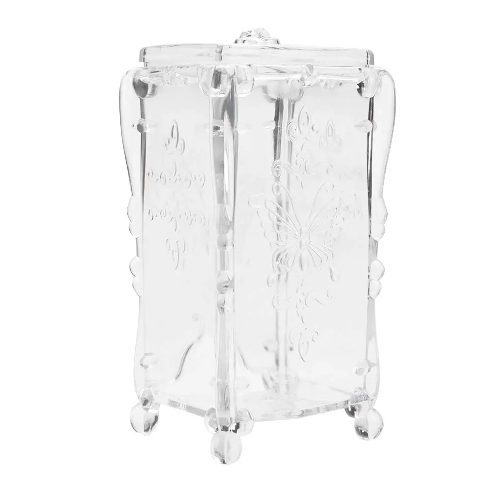 FILFEEL Acrylic Cosmetic Storage Box with Lid | 8cm x 7cm x 14cm (3.1in x 2.8in x 5.6in) - view 9