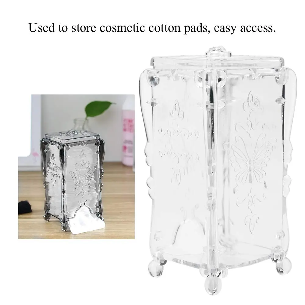 FILFEEL Acrylic Cosmetic Storage Box with Lid | 8cm x 7cm x 14cm (3.1in x 2.8in x 5.6in) - view 4