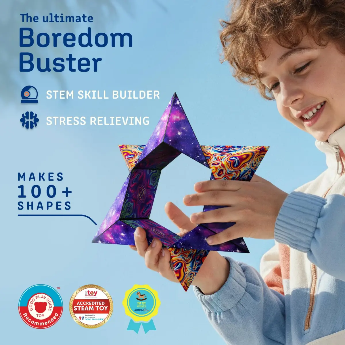 Shashibo DODECA Magnetic Puzzle Cube, Spaced Out Color, 6.3cm (2.5 inch) | STEM/STEAM Educational Toy for Kids & Adults - view 2