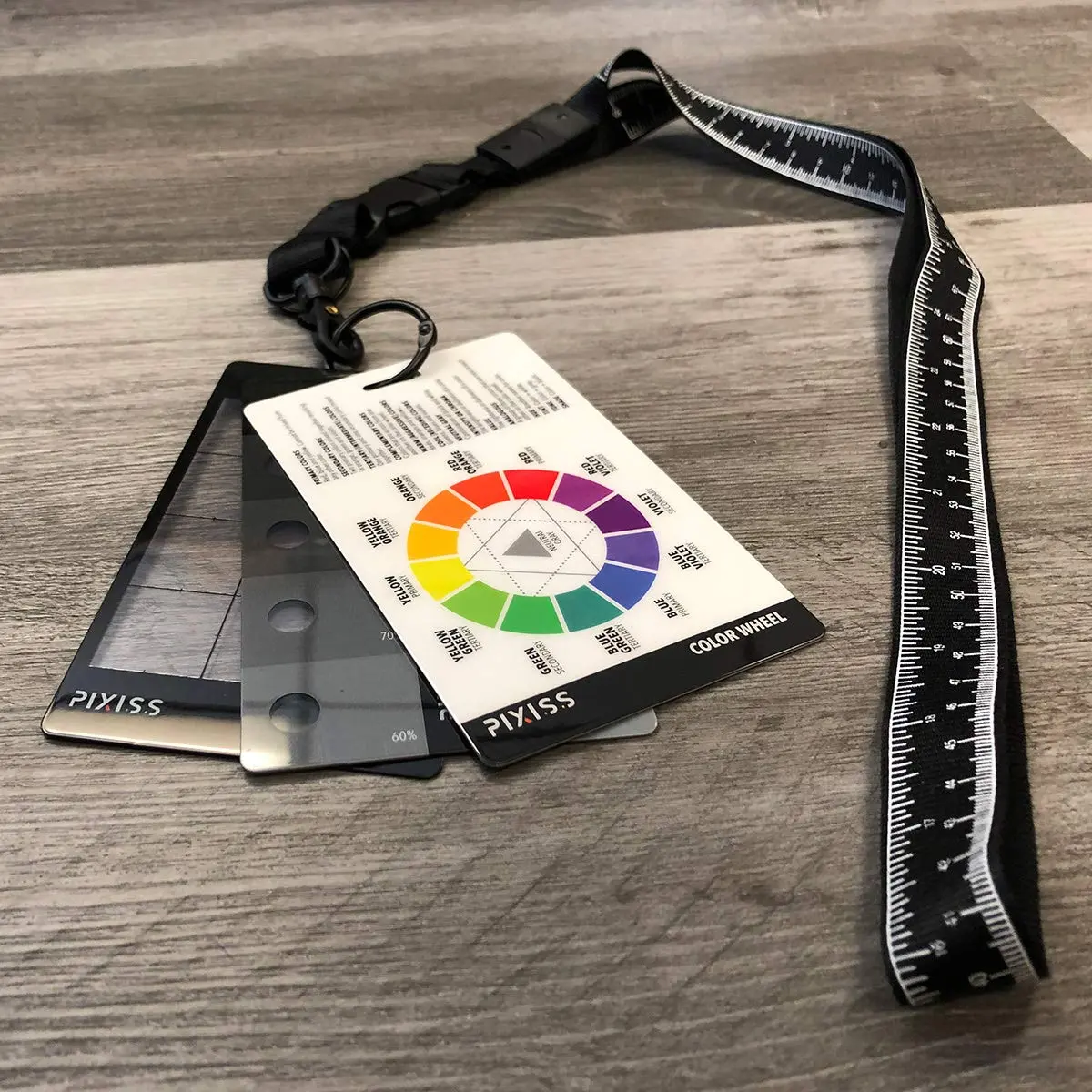 Pixiss Art Craft Kit | Artist Tools on Lanyard, Greyscale, Color Wheel, View Catcher (5x3") - view 8