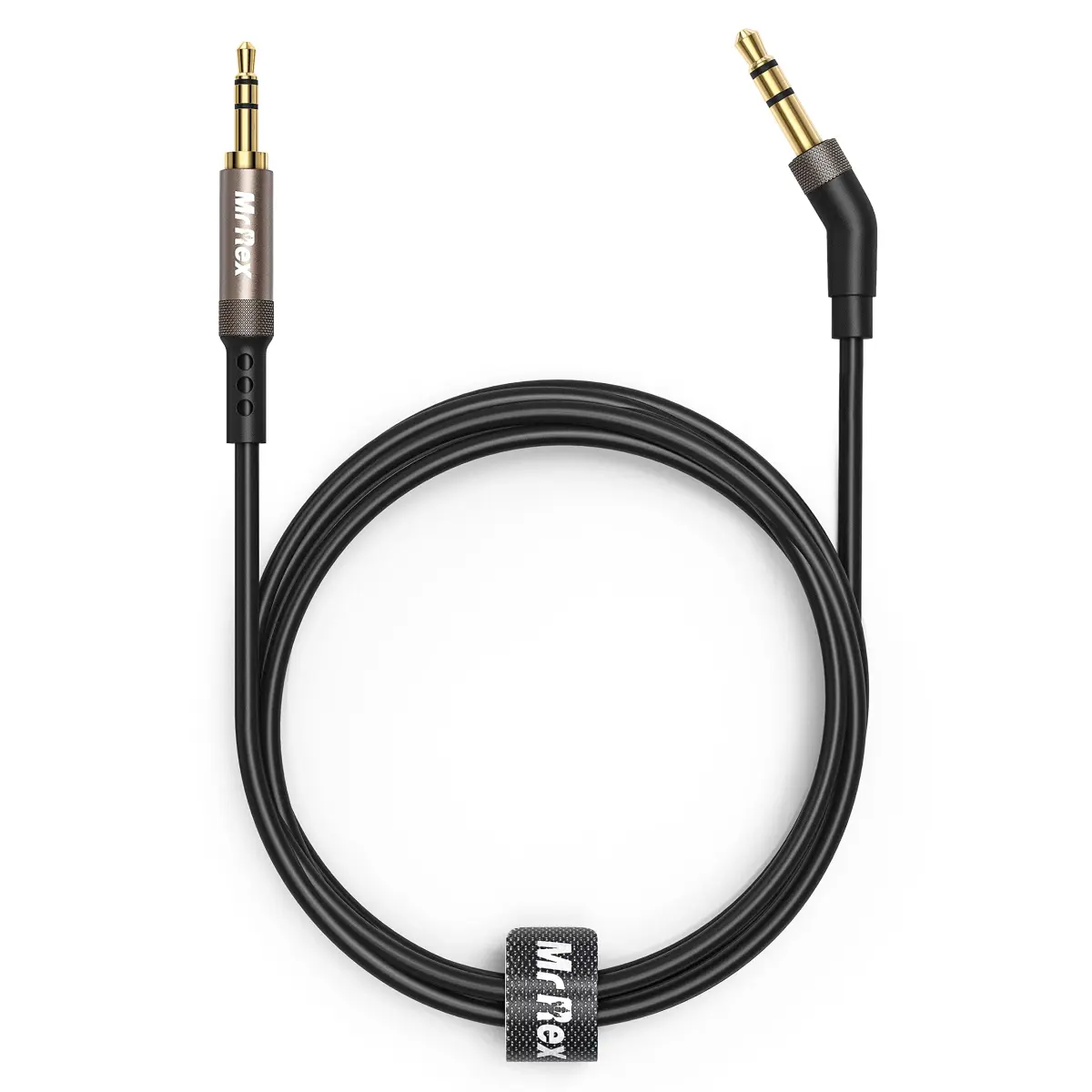 Mr Rex 3.5mm to 2.5mm Aux Cable Cord for Bose QC45 QC35II QC35 QC25 Headphones, JBL E45BT E55BT E65BTNC Earphones, 1.5m (5FT) Black - main product image