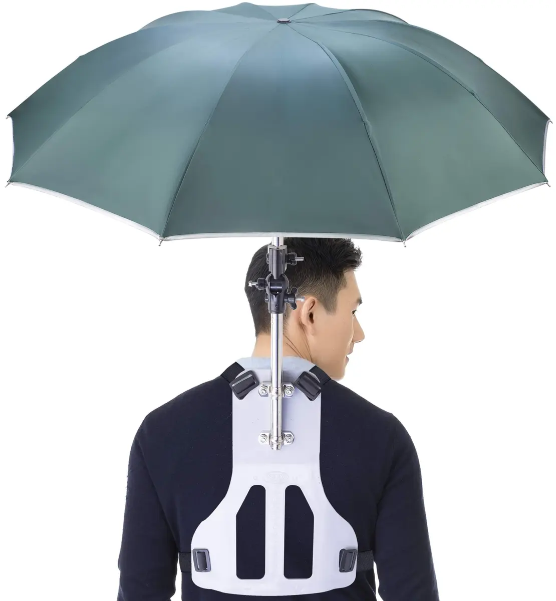 Primo Supply Wearable Hands-Free Umbrella 41 in (105 cm) | UV Sun & Rain Blocker for Outdoors - main product image