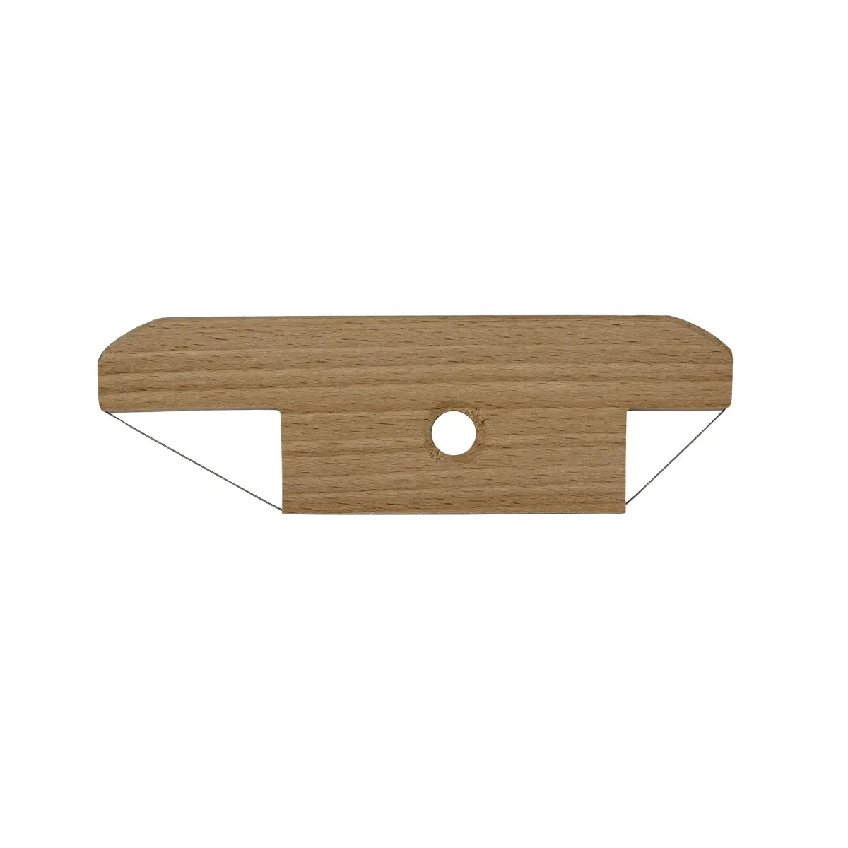 Creative Hobbies Wood and Wire Bevel Cutter Clay Trimming Tool 14.2 cm (5.75 Inches) | Precise 45/30/60 Degree Clay Cutting - main product image