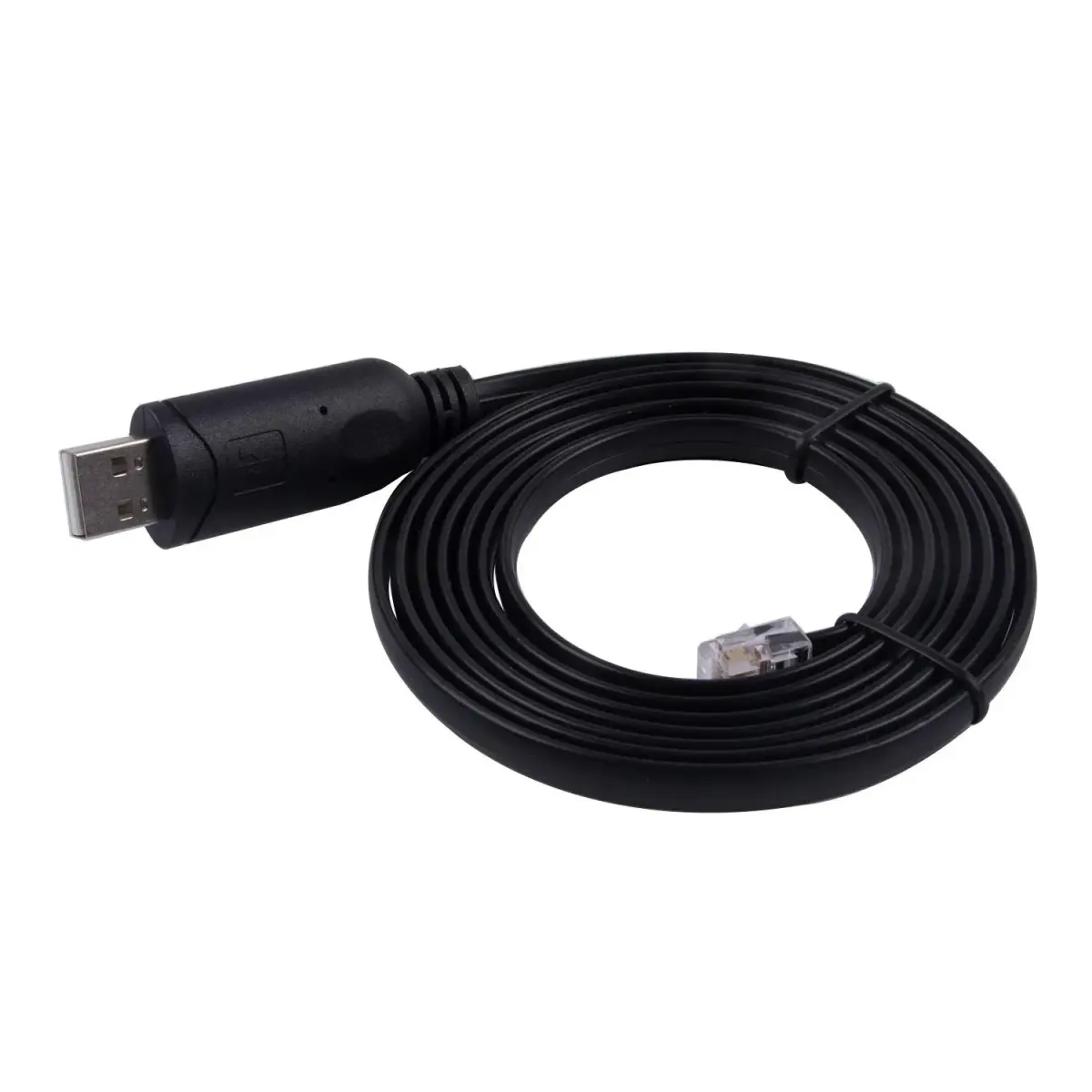 usangreen USB to RJ12 6P6C RS232 FTDI Serial Converter Cable 1.2m (3.94ft) | Genuine FTDI Chipset for APC UPS - main product image