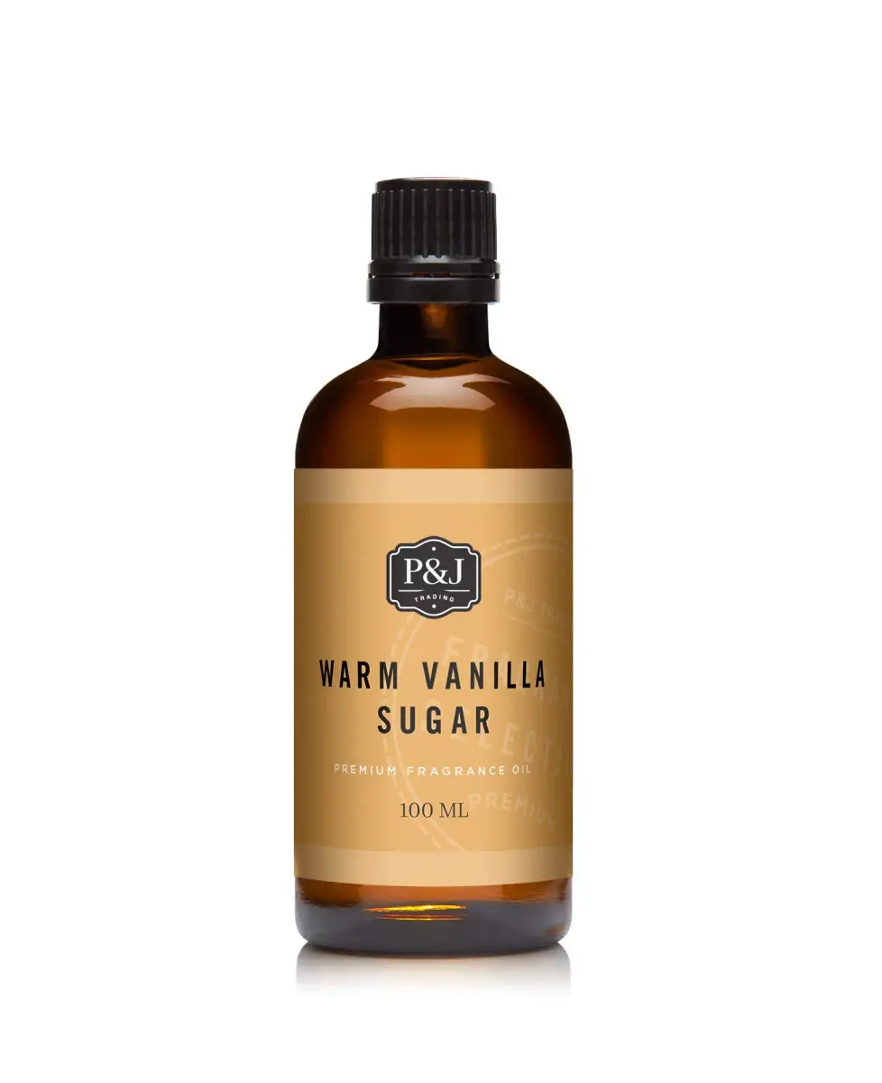 P&J Trading Warm Vanilla Sugar Fragrance Oil for Candle Making, 100ml | IFRA Certified Master Perfumer Blend - main product image