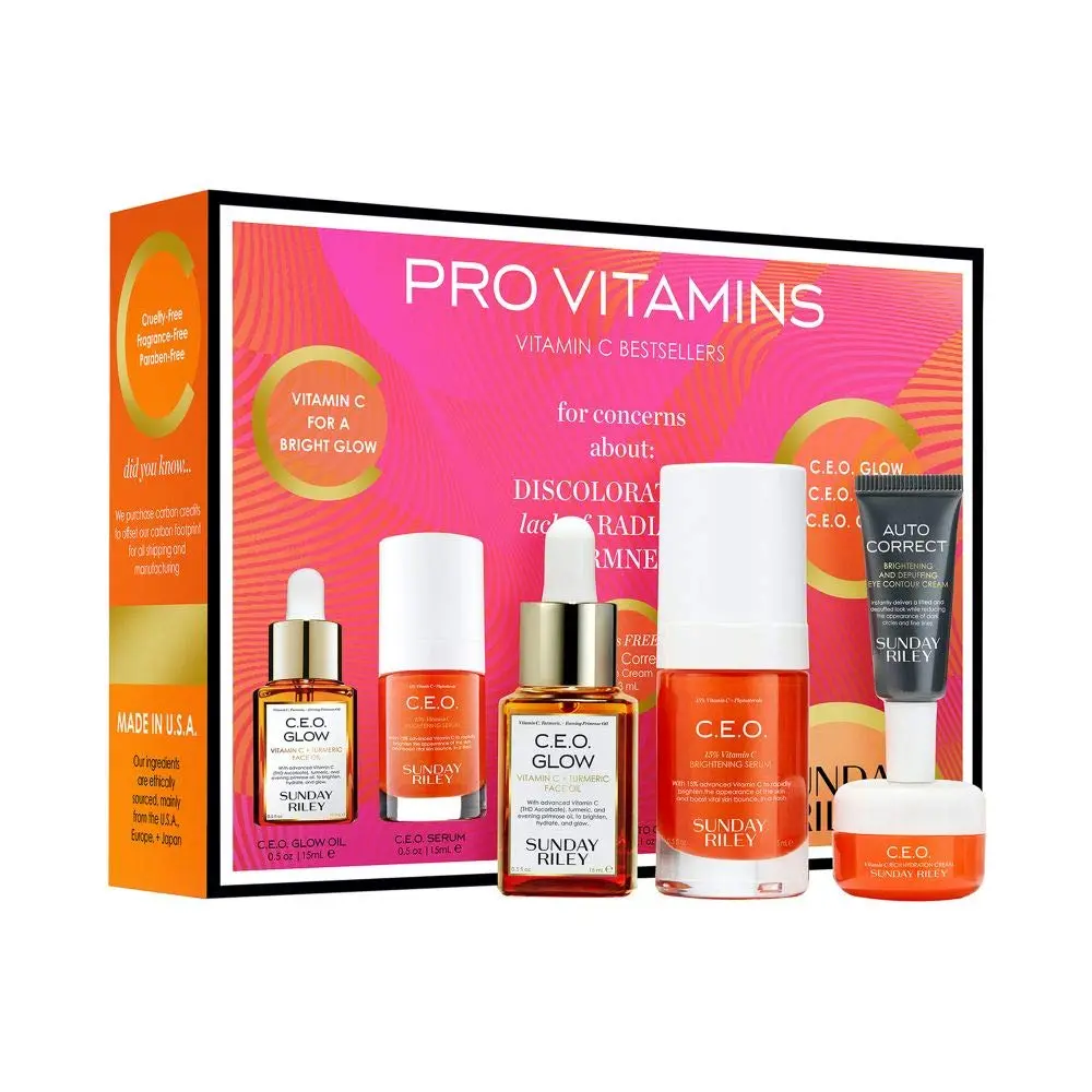Sunday Riley Pro Vitamins Vol. 1 Oil | Brightening & Hydrating Face Oil for All Skin Types - main product image