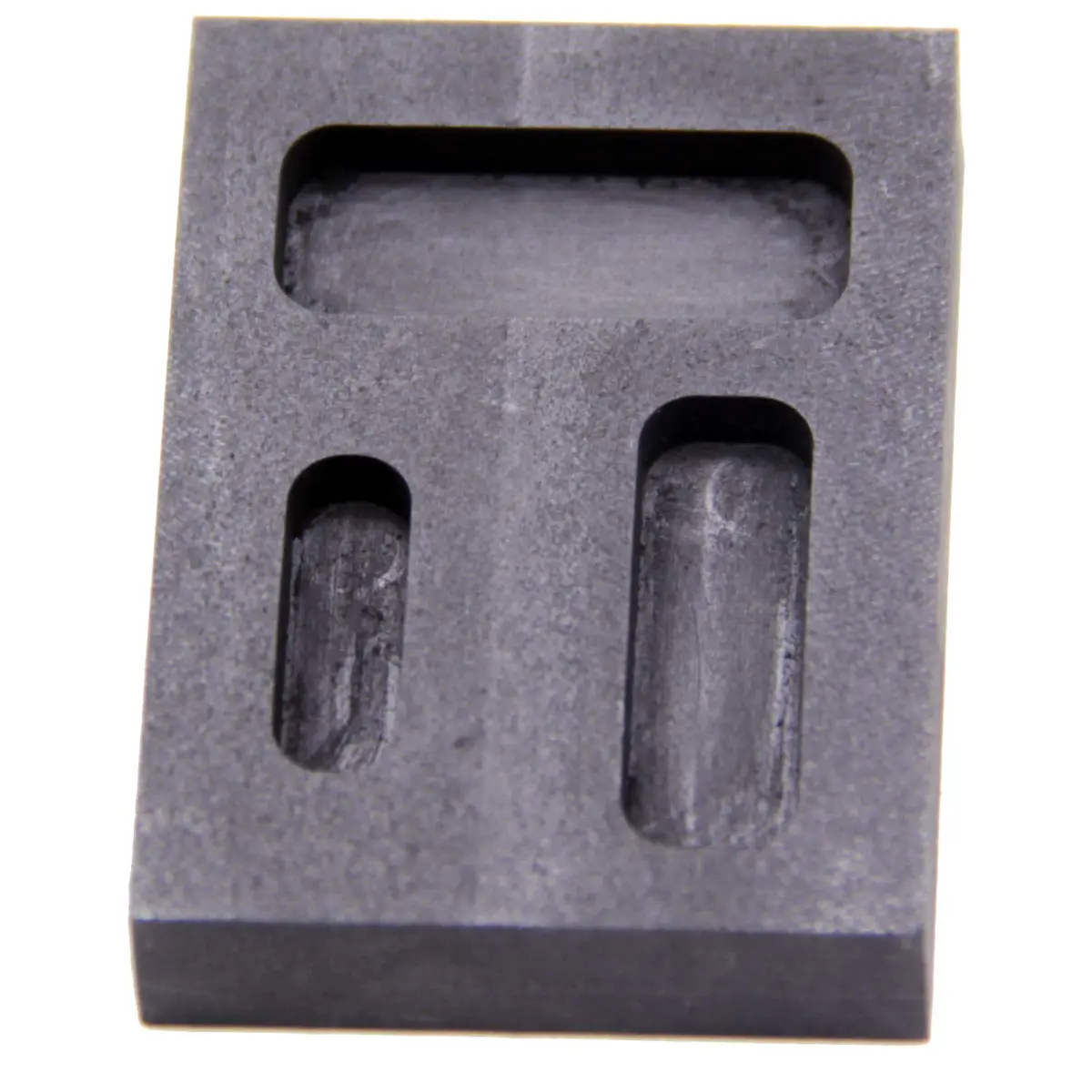 JIUDANI Silver Graphite Ingot Mold Crucible for Melting & Casting | High Purity Graphite, 57x42x11mm, 12-36g Capacity - view 5