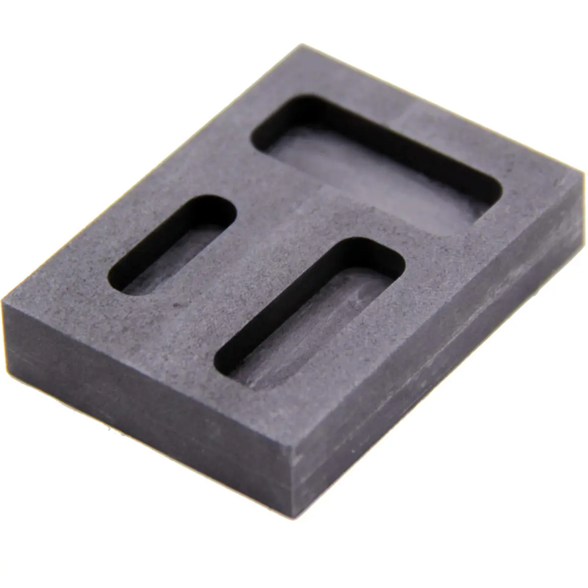 JIUDANI Silver Graphite Ingot Mold Crucible for Melting & Casting | High Purity Graphite, 57x42x11mm, 12-36g Capacity - view 4
