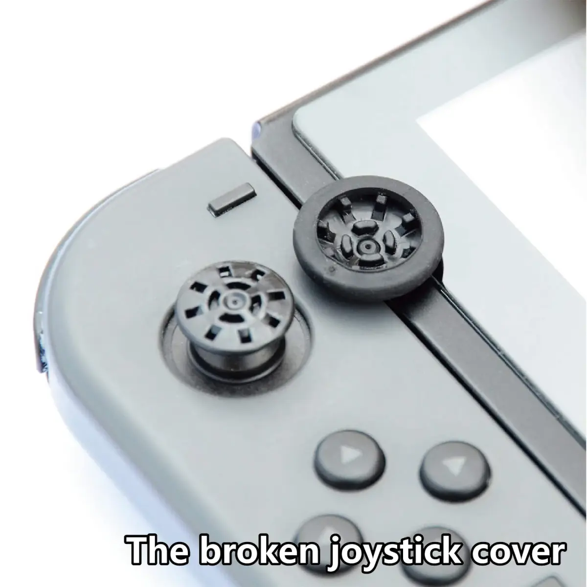 Skull & Co. Replacement Joystick Covers for Nintendo Switch & Lite (6-Pack Black) | Easy Install Repair Parts - view 2